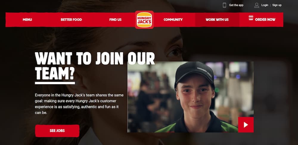 Hungry Jack's Career Page